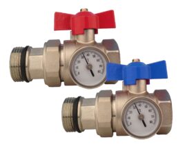 1 inch temperature gauge isolation valves the underfloor heating company