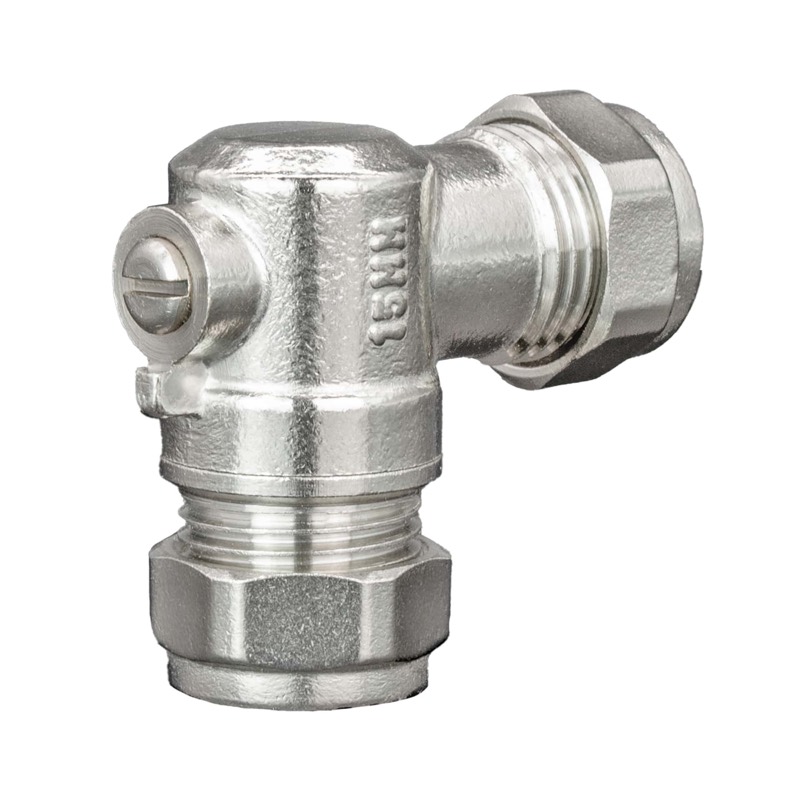 15mm Angled Isolating Valve