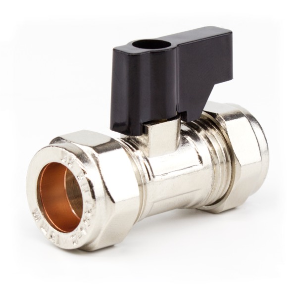 15mm Isolating Valve With Lever WRAS Approved