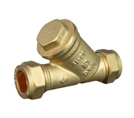 15mm brass Y Strainer The Underfloor Heating Company