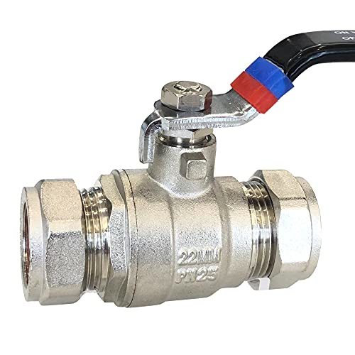 22mm Lever Ball Valve C*C Full Bore WRAS Approved